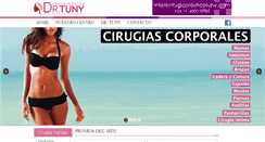 Desktop Screenshot of cirugiaplasticatuny.com